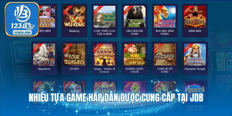 Sảnh JDB - Địa Chỉ Cá Cược Uy Tín, An Toàn, Hiện Đại 2025 Nhiều tựa game hấp dẫn được cung cấp tại JDB